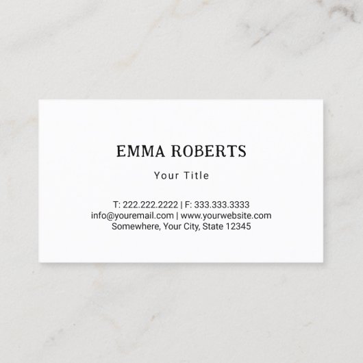 Bakkerij gebak Chef Piping Bag & Hart Waterverf Visitekaartje (Achterkant)