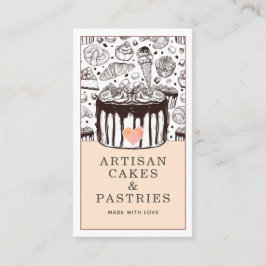 Bakkerij, gebak en pekel visitekaartje