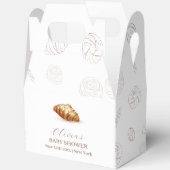 Bakkerij gebak in de oven Baby shower Bedankdoosjes (Open)