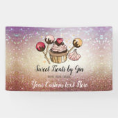 Bakkerij gebakken brood gebakken banketbakkerij is spandoek (Horizontaal)