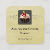 Bakkerij | Geel Visitekaartje (Voorkant)