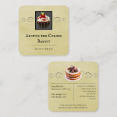 Bakkerij | Geel Visitekaartje (Voorkant / Achterkant)