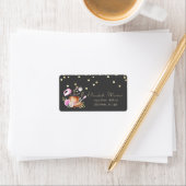 Bakkerij Gereedschap Bloemen Gold Folie Confetti L Etiket (Insitu)