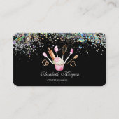 Bakkerij Gereedschap Cupcake Kleurrijke Confetti,  Visitekaartje (Voorkant)