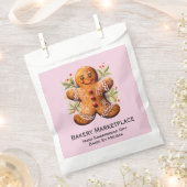Bakkerij Gift Gingerbread Promo Paper Bags Bedankzakje (Geknipt)