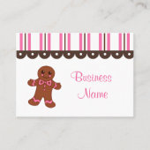 Bakkerij Gingerbread Visitekaartjes (Voorkant)