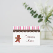 Bakkerij Gingerbread Visitekaartjes (Staand voorkant)