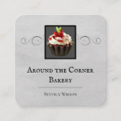 Bakkerij | Grijze Visitekaartje (Voorkant)