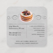 Bakkerij | Grijze Visitekaartje (Achterkant)