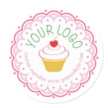 Bakkerij Grote Ronde Sticker Labels Custom Gedrukt