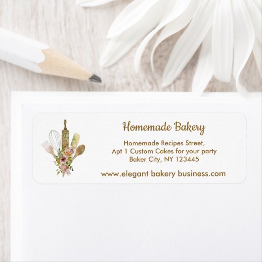 Bakkerij Home Made Cooking chef Etiket (Insitu)