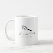 Bakkerij Homemade Cakes Biscuits Hand Drawn Wisk Koffiemok (Links)