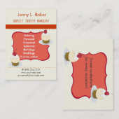 Bakkerij Homemade Cupcakes & Confections Visitekaartje (Voorkant / Achterkant)