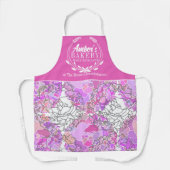 Bakkerij Hoofd Chef Schort met krans (Voorkant)