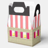 Bakkerij Hot Pink Celebration Favor Box Bedankdoosjes (Geopend)