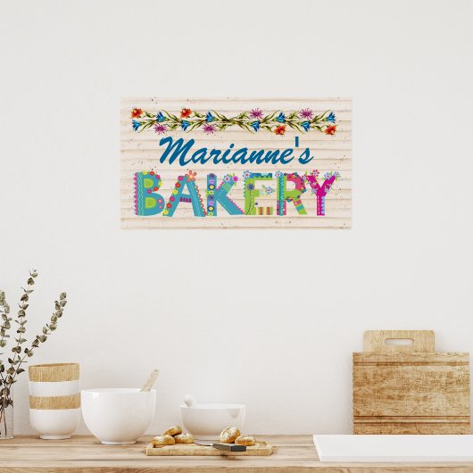 Bakkerij/huisteken - SRF Poster (Keuken)