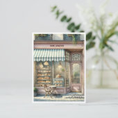 Bakkerij in Parijs Frankrijk Briefkaart (Staand voorkant)