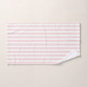 bakkerij in Parijs | Roze en wit gestreept Handdoek (Handdoek)