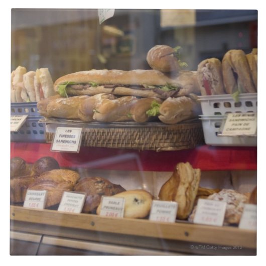 Bakkerij in Parijs Tegeltje (Voorkant)