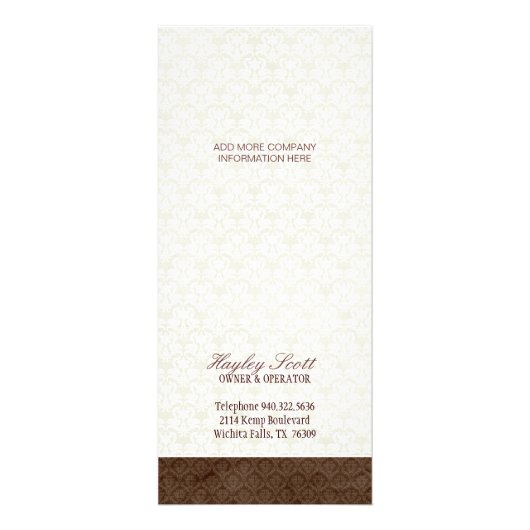 Bakkerij-Kaart Reclamekaart (Achterkant)