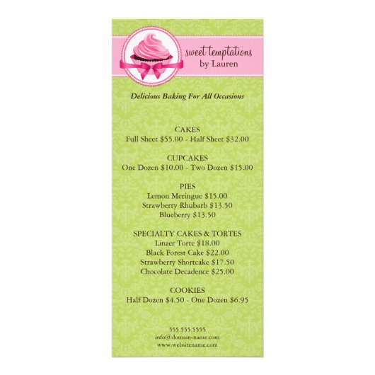 Bakkerij Kaarten Reclamekaart (Voorkant)