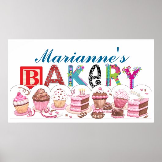 Bakkerij - Keukenbord voor Poster - SRF (Voorkant)