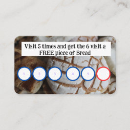 BAKKERIJ - KLANTENBINDING KAART VISITEKAARTJE