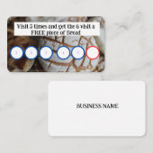 BAKKERIJ - KLANTENBINDING KAART VISITEKAARTJE (Voorkant / Achterkant)