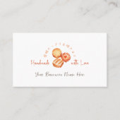 Bakkerij Klantentrouw Kaart Biscuit Cookie Rustic Visitekaartje (Voorkant)