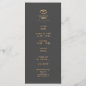 Bakkerij Kleine Café Tafel Menu (Achterkant)