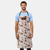 Bakkerij Knutstaart Dessert Winkel Chocolade Busin Schort (Gedragen)