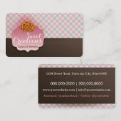 Bakkerij Koekjes Sweet Business Visitekaartje (Voorkant / Achterkant)