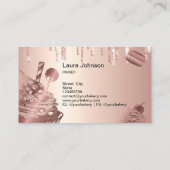  bakkerij Koepkoeken Kaas Catering Sweets Pastry Visitekaartje (Achterkant)