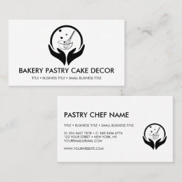 Bakkerij koken gebak pizzeria logo visitekaartje