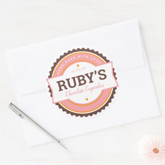 Bakkerij Label Keuken Sticker (Envelop)