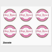 Bakkerij Label Keuken Sticker Chocolade Kers (Vel)