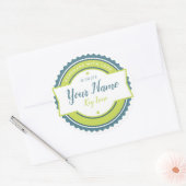 Bakkerij Label Keuken Sticker Sleutel Limoen (Envelop)