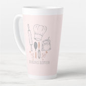 bakkerij latte mok (Linkerhoek)