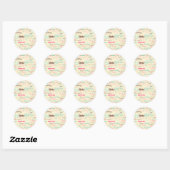 Bakkerij Lingo {Ronde Stickers} Ronde Sticker (Vel)