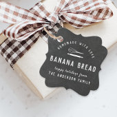 Bakkerij Logo Holiday Baking Gift Chalkboard Bedankjes Labels