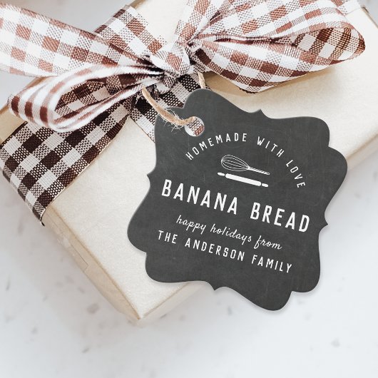 Bakkerij Logo Holiday Baking Gift Chalkboard Bedankjes Labels