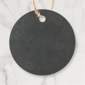 Bakkerij-Logo Homemade Baking Gift Chalkboard Bedankjes Labels (Achterkant)