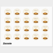 Bakkerij Logo Sticker - Aangepast Brood Icoon Ontw (Vel)