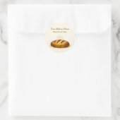 Bakkerij Logo Sticker - Aangepast Brood Icoon Ontw (Tas)