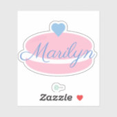 Bakkerij Macarons Zoetigheden Bakker Sticker (Vel)