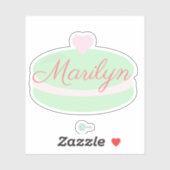 Bakkerij Macarons Zoetigheden Bakker Sticker (Vel)