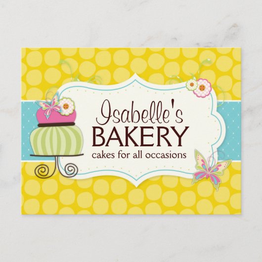 Bakkerij Mail-out Flyer/Briefkaart Briefkaart (Voorkant)