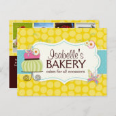 Bakkerij Mail-out Flyer/Briefkaart Briefkaart (Voorkant / Achterkant)