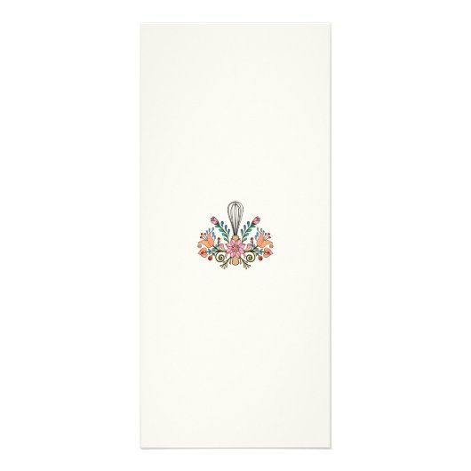 Bakkerij Menu Rack Kaart (Achterkant)