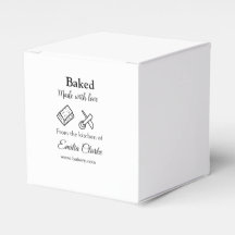 Bakkerij met liefde gebakken voeg naam tekst toe